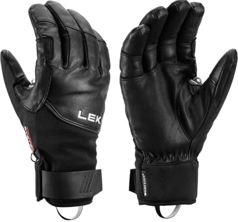 LEKI Pegas Lite 3D Skihandschuhe Handschuhe 654875301 Größe 8,5, Schwarz