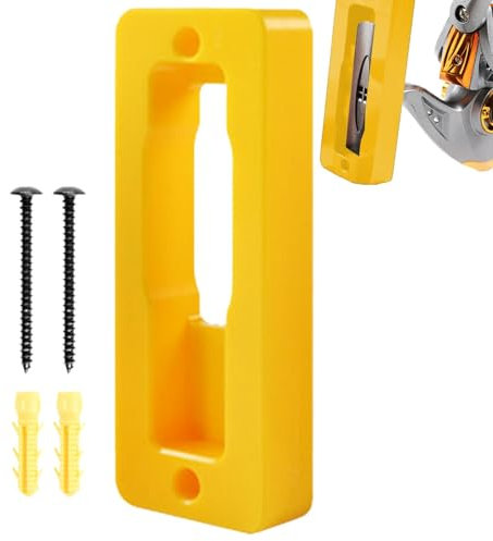 Espositore per mulinello da pesca | Supporti per organizer per mulinelli da a parete | Porta mulinello da pesca salvaspazio per riporre ed esporre mulinelli da pesca a gamba lunga