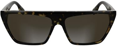 KARL LAGERFELD Unisex Adult Sunglasses KL6186S - Dark Tortoise with Solid Brown Lens