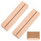 SGERUFZ 2 Porte-Photos en Bois, Support Photo Stable, Porte-Cartes en Bois, Comme c'est beau que tu existes (10,5×2,5×1,5 cm, fente de 2 mm)