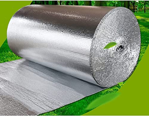 MYRDBT Lámina reflectora para radiador, lámina Aislante de Burbujas Reflectantes de 5 mm, lámina Aislante térmica autoadhesiva, lámina Aislante térmica para Paredes, Ventanas, garajes y áticos.