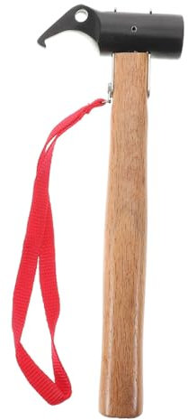 MUELODSIC martello da campeggio mazza di sicurezza maglio robusto mazza da campeggio all'aperto mazza per il campeggio piccola mazza da esterno estrattore di picchetti per tende Di legno
