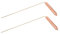 MUCKLILY 2 Pièces De De Sourcier Bâtons De Sorcière Baguettes De Sourcier En Cuivre Chasse Aux Fantômes En Cuivre Outils De Radiesthésie Laiton Doré