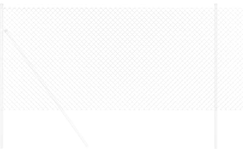vidaXL Chain Link Fence 25 x 1.2 m Galvanised Steel Silver