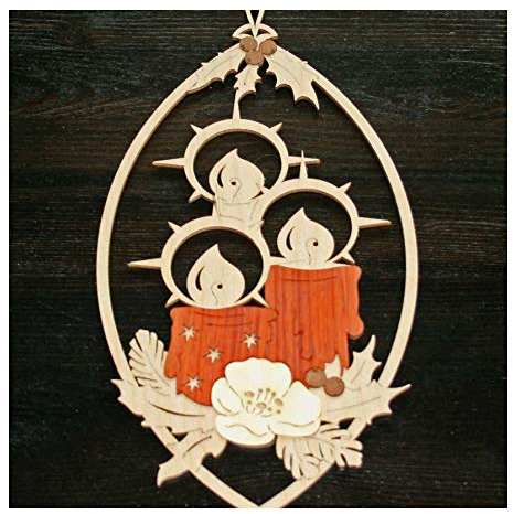 Fensterbild Original Erzgebirge Weihnachten Holz * viele verschiedene Motive * (Kerzen)
