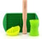 Mojito Kit Cocktail Making Set By Bar Amigos Includes Lime Citrus Juicer, 30ml 45ml Double Jigger, Mint Leaves Sugar Wood Muddler and Silicone Crushed Ice Tray Mould For White Rum and Soda 4pcs