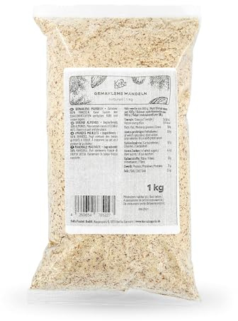 KoRo - Mandorle tritate 1 kg - maxi formato - croccanti e gustose - per ricette o come topping
