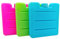 Freezer Blocks Ice Packs For Lunch Box Cool Bags Ice Blocks Camping Picnic Travel Caravan Small Reusable - 3 Pack