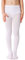 NOQ Mädchen Strumpfhose mit 3D-Effekt Muster Uni Tanz Gymnastik Fancy Outfit Little Princess, Dominica Bianco 6-7 Jahre (116-122 cm)