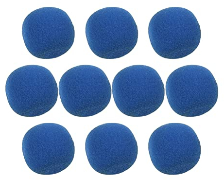 Blau Schwamm Softball Trick Requisiten,10 Stück Super Soft Spongeballs, Sponge Ball Routine von Its Magic Zaubershop | Schwammbälle, Trick Balls, Zaubertricks & Zauberartikel, 3.5cm Durchmesser