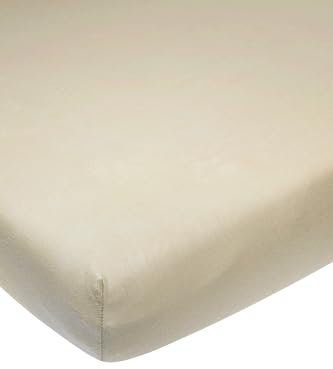 Meyco Home Basic Jersey Uni Spannbettlaken Doppelbett (Bettlaken mit weicher Jersey-Qualität, aus 100% Baumwolle, perfekte Passform durch Rundum-Gummizug, atmungsaktiv, Maße: 160 x 200 cm), Sand