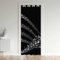 Loussiesd Rideau de porte musical pour porte, intimité, séparateur de pièce, rideau de placard isolé pour chambre à coucher, porte de placard, 1 panneau 106 x 203 cm