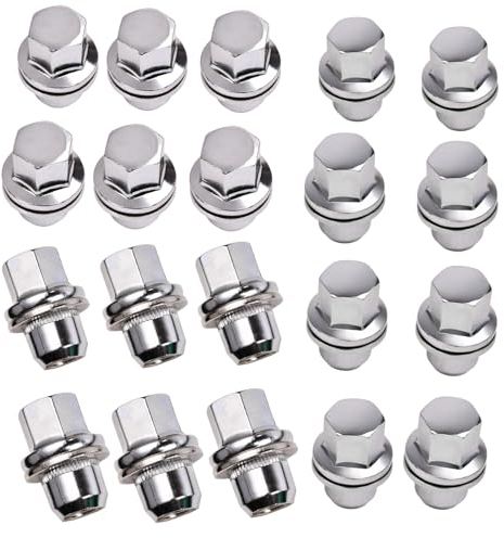 Set di 20 dadi ruota in lega di acciaio, compatibili con LR Sport 2005-2013, Discovery LR3 LR4 2004-2014, L322 2006-2012, ricambio per LR068126 RRD500290