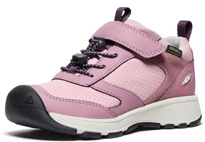 KEEN Skua Waterproof, Unisex-Kinder Sneakers, Zephyr/Plum Perfect,