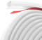 shinfly Door Sealing Strip 3m White, Self-Adhesive Rubber Draught Excluder, Soundproof & Insulation for Door and Window, Fits 2.5–5.5mm Gap