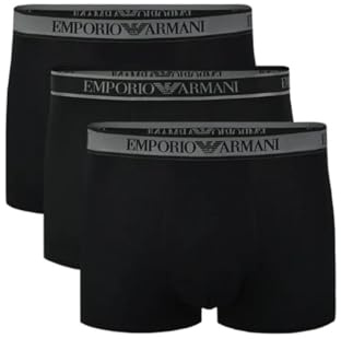 Emporio Armani Men's Core Logoband 3-Pack Trunk Trunks