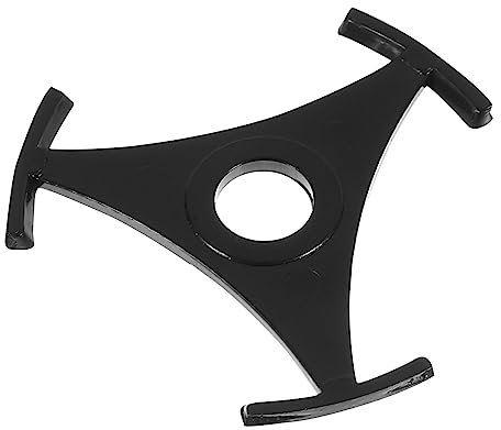 Housoutil 45 Adaptador De Registro Adaptador RPM Tocadiscos Accesorio para De Vinilo Placa Giratoria Adaptador De 33 RPM Adaptador para Tocadiscos Plástico Ecológico Black