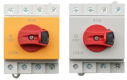 Interrupteur-sectionneur rotatif for panneau solaire PV DC 4P 32A 1000V, interrupteur-sectionneur rotatif for panneau de distribution solaire(EAPV-N324-W)