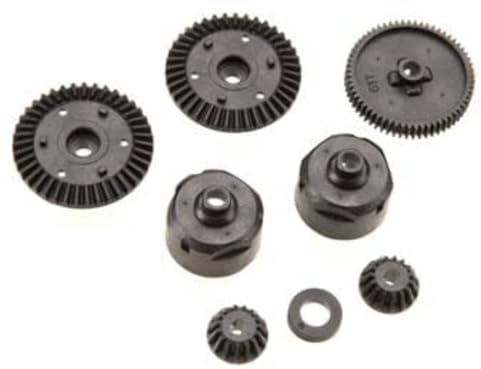 TAMIYA TAM51004 300051004 - TT-01/E/R G-Parts Gear Set, Black