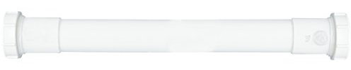 Plumb Pak PP42-16W Extension Tube, 1-1/4 in Dia X 16 in L, Slip Joint, Double Ended, Plastic, 1-1/4 x 16, White