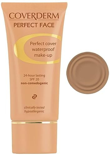 Coverderm Perfect Face Wasserdicht Make-up LSF 20, 24 Stunden Halt, 30 ml, verschiedene Farbtöne