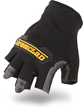 Ironclad mens Work Glove MACH 5 , Black/Grey/Yellow, XX-Large US