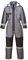 Portwest S585 Men's Hi Vis Winter Work Overalls Waterproof Protective Boiler Suit 300D Polyester Coveralls Durable Thermal Lined Workwear Rain Suit Grey, Large