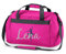 Sporttasche mit Namen | Personalisieren & Bedrucken | Motiv Ballett-Tänzerin | Reisetasche Umhänge-Tasche für Mädchen | inkl. Namensdruck (pink) 26 Liter
