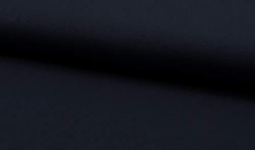 Elastik Viskose Jersey uni 0,5 m - TOP Quallität - 300g/lfm- Öko-Tex - Meterware (Navy 510)