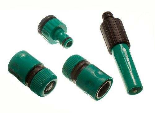 Schlauchverbinder Set 8 x Quick Fix + 4 Hahn & Reduzierstück 4 Sprühdüsen