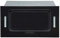 SIA UCG52BL 52cm Black Glass Built In Under Canopy Kitchen Cupboard Cooker Hood Extractor Fan