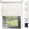 Estor Enrollable Opaco Térmico a Medida - Arena - Persiana Blackout para Ventanas y Puertas - Interior y Exterior - Bloquea 100% Luz y Aisla Temperatura - Ideal en Pared o Techo