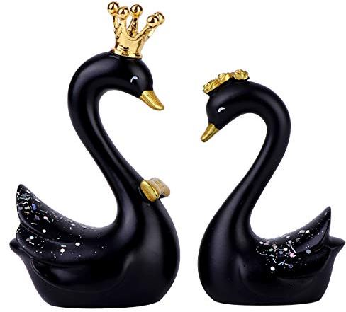 PRETYZOOM 1 Satz Geburtstagstorte Topper Dekoration Schwan Cake Topper Schwan Ornamente Auto Armaturenbrett Dekorationen