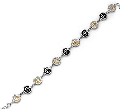DUR Damen ArmbandSpirale 2.0 Sand/Lavasand aus 925er Silber A1649