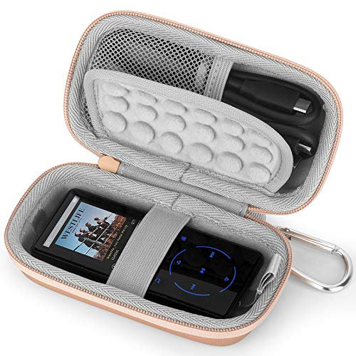 Yinke Case for AGPTEK 2.4& AiMoonsa & TIMMKOO & Supereye MP3 Player &Voice Recorder & Olympus Dictaphone Voice Recorder, Travel Carrying Storage Bag(Rose gold)