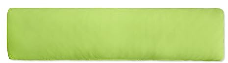 Traumschlaf Premium Interlock Jersey Kissenbezug - aus weicher atmungsaktiver Baumwolle mit Reißverschluss - 40x180 cm für Seitenschläferkissen, apfelgrün