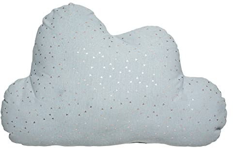 Atmosphera - Kinderkissen Berlingot Wolke - Baumwolle - blau - 45x28 cm - Blau