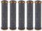 New Kit 5X Cartuccia Carbon Block CTO 10 - 5 micron - Filtro a Carbone Attivo CBC per depuratori Acqua ad osmosi inversa | Made in Europa | Per alloggiamenti da 10 | Nuovo Formato Serie Gold
