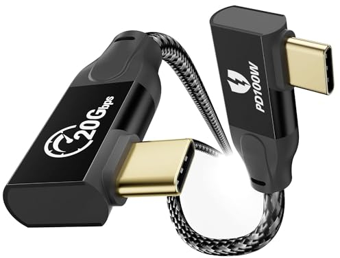 iDsonix Câble USB-C 100W 3.2 Gen 2 - Sortie Vidéo 4K 60HZ 20Gbps, Transfert de Données et Charge Rapide pour MacBook Pro, iPad Pro, Samsung