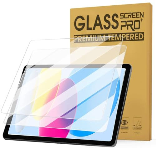 Junfire [2 confezioni] Pellicola protettiva in vetro temperato opaco per iPad A16 11a 2025/iPad 10a generazione 11 2022, antiriflesso, anti-impronte/senza bolle/compatibile con custodie/durezza 9H