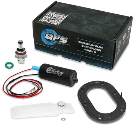 QFS OEM In-Tank Fuel Pump Replacement for KTM Duke (2011-2020), Petrol, Automatic, Motorcycle, Fuel Pump, with Tank Seal, Fuel Pressure Regulator, Strainer