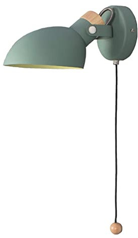 Lanterna nordica for applique da parete, lampada da parete moderna a forma di torcia Lampade da parete a forma di torcia Applique da parete color macaron Illuminazione industriale for montaggio a pare