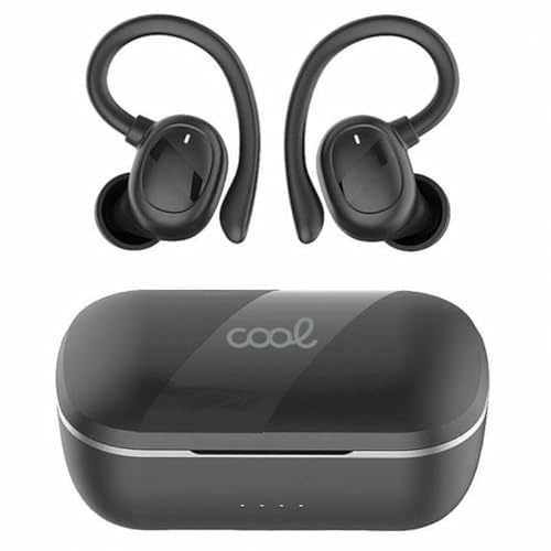 Cool Auriculares Stereo Bluetooth Earbuds Inalámbricos Fit Sport Negro