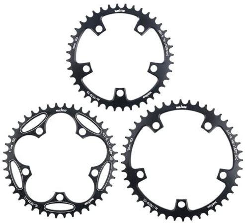 GiereR FahrradkettenbläTter 110 130 BCD Kettenblatt 36T 38T 40T 42T 46T 50T Narrow Wide Star Rennrad Krone 5 Schrauben Front Star for Klapprad Kettenblatt (Color : 38T, Size : 130BCD)