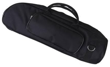 rockible Trompeten-Gigbag, Etui, Notenblätter, 23,62 Zoll, Trompeten-Tragetasche, Musikinstrumententasche für den praktischen Bandauftritt
