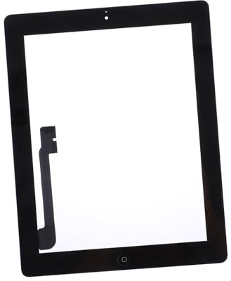 PHENOFICE Écran Tactile pour Tablette avec Bouton Pratique Compatible avec Modèles sans Rayures Zones Mortes Noir