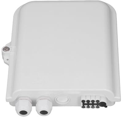 JTLB Boîte de distribution à 8 fils en fibre optique - Boîtier de raccordement mural en ABS pour l'intérieur et l'extérieur