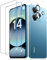 Liilaa Verre Trempé pour Samsung Xiaomi Redmi Note 14 4G, 2 Pièces Film Protection écran et 1 Lot Caméra Arrière Protecteur Individuel, Dureté 9H Glass, HD Transparent, Anti-Rayures