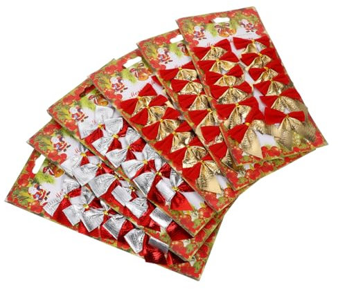 Cabilock 72 Piezas Lazo De Guirnalda Navideña Lazo Decorativo Delicado para Fiesta Temática para Puerta Navidad y Arco Navidad