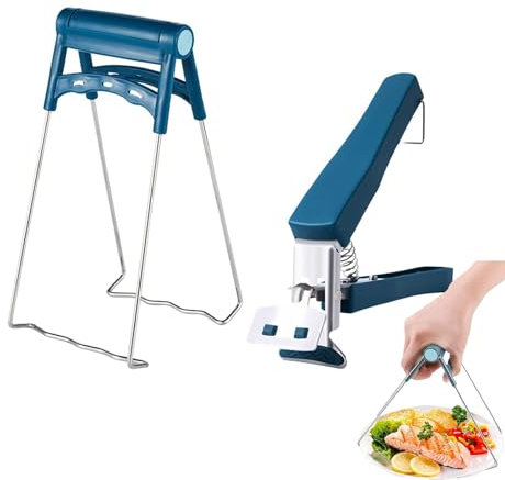 2 Stück Schüssel Gripper Clip,Zange Für Heißluftfritteuse,Retriever Zange Clip,Airfryer Zange,Heißluftfritteuse Zange,Greifer Für Heißluftfritteuse,Zange Airfryer,zum Tragen und Greifen von Schüsseln